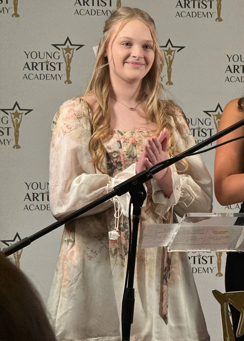 Phoebe Heffer at the 47th Young Artist Academy Awards